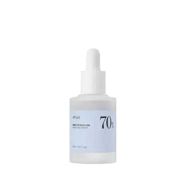 Anua Birch 70 Moisture Boosting Serum for deep hydration and sensitive skin soothing