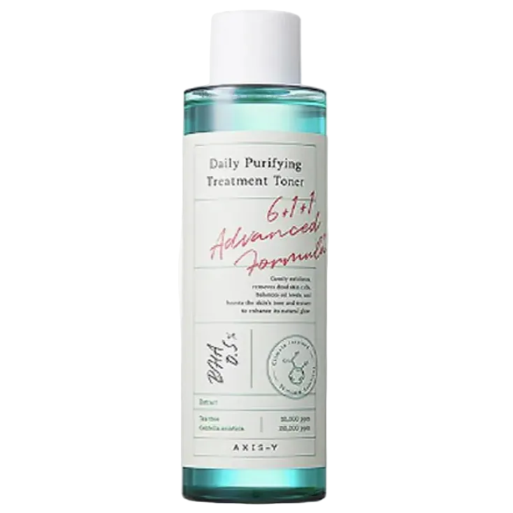 AXIS-Y Daily Purifying Treatment Toner with BHA and Centella for acne-prone skin