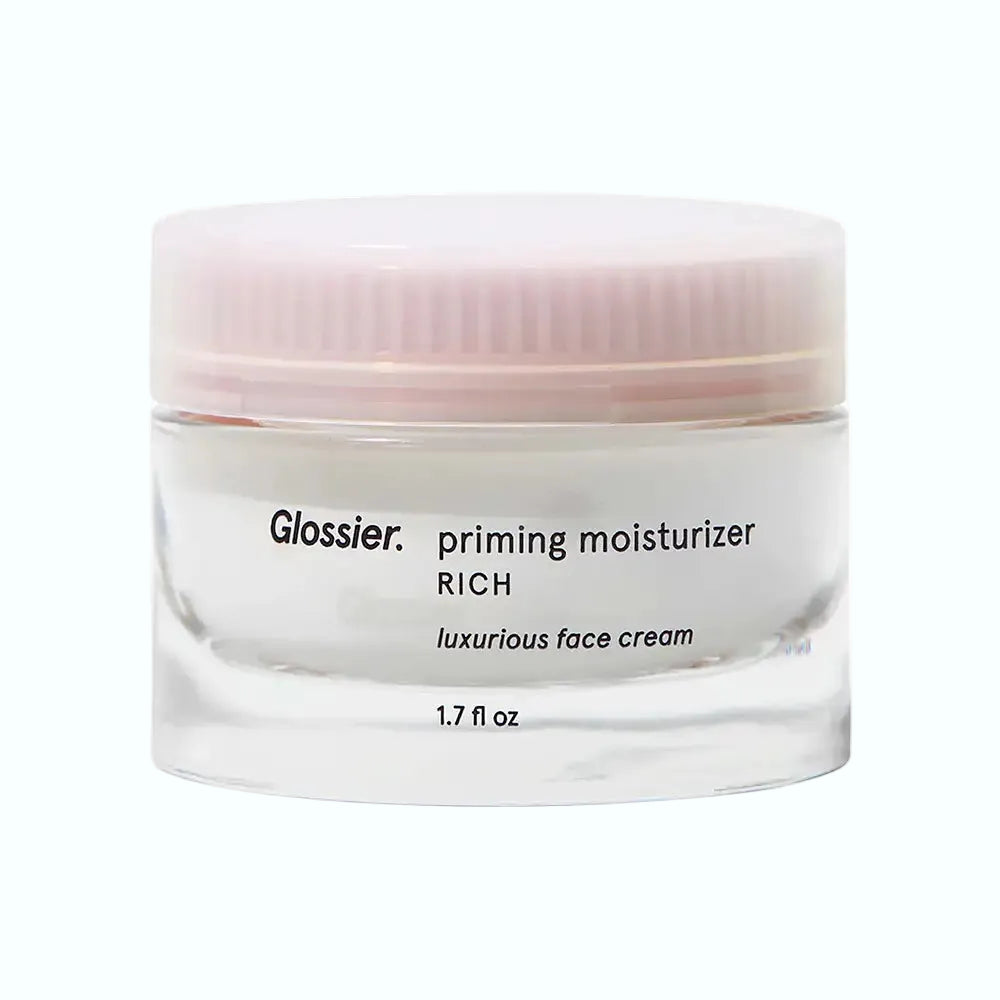 Glossier Priming Moisturizer Rich for dry skin hydration and barrier support