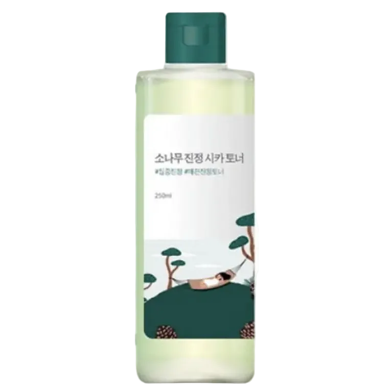 Round Lab Pine Calming Cica Toner for sensitive skin soothing and hydration