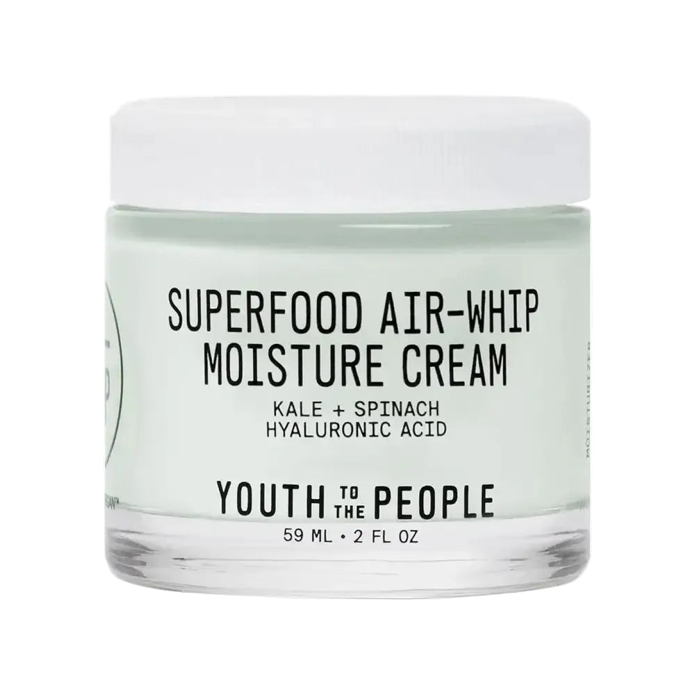 Youth T The People Superfood Air-Whip Moisture Cream lightweight gel moisturizer for hydration and plumping