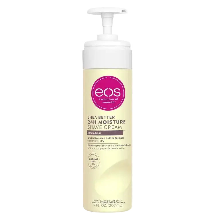 EOS Shea Better anilla Bliss Shave Cream with shea butter and aloe for smooth moisturized skin
