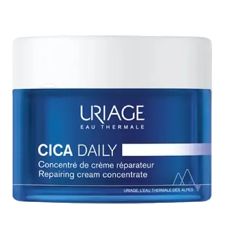 Uriage Cica Daily Concentrated Repair Cream for sensitive dry skin barrier repair and hydration