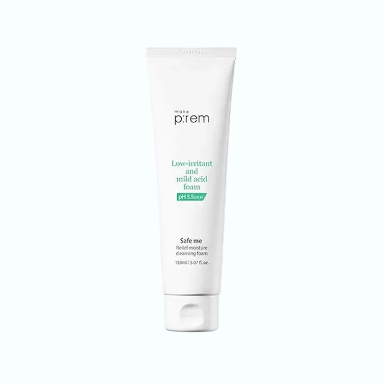 Make p:rem Safe Me Relief Moisture Cleansing Foam pH balanced gentle cleanser for sensitive skin