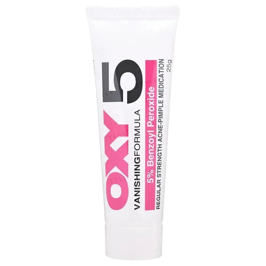 OXY Malaysia 5 Acne Pimple Medication with 5% benzoyl peroxide for acne treatment