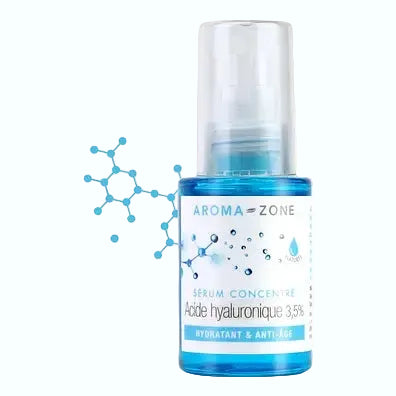 Aroma-Zone Sérum Concentré D'acide Hyaluronique with 3.5% hyaluronic acid for hydration and anti-aging
