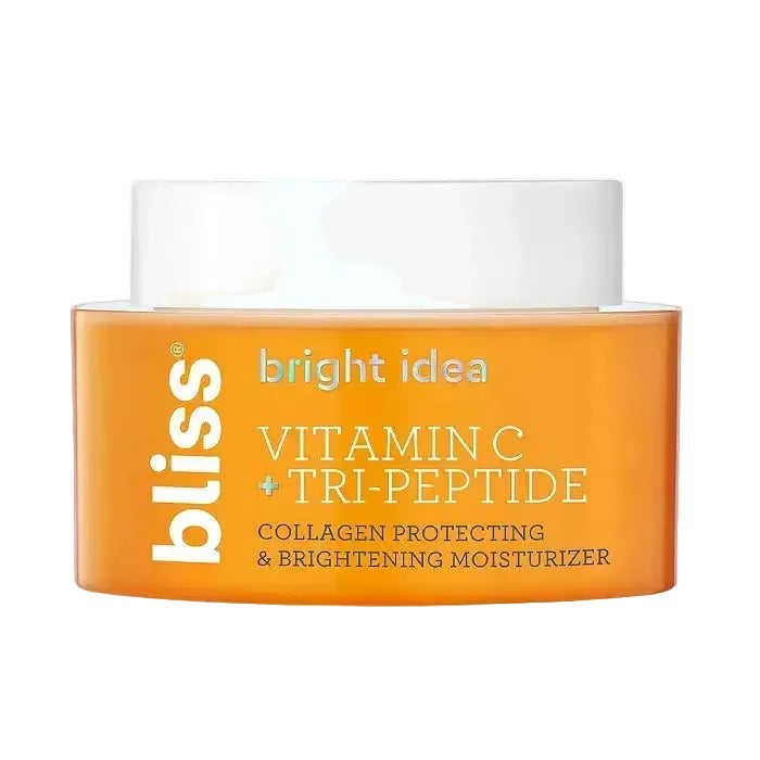 Bliss Bright Idea Vitamin C Tri-Peptide Moisturizer for brightening and collagen protection