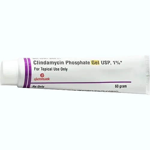 Glenmark Pharma Clindamycin Phosphate Gel USP 1% prescription antibiotic treatment for acne