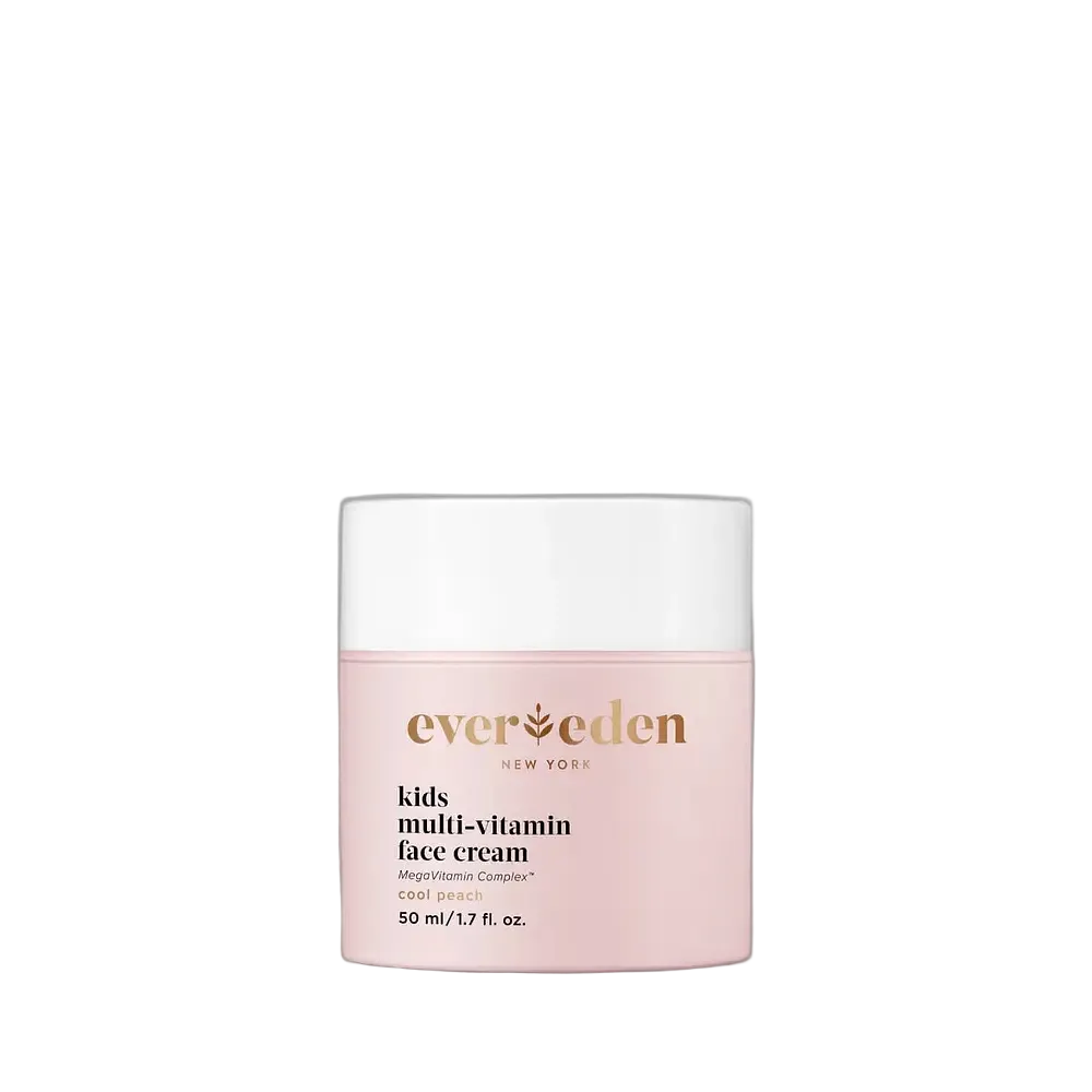 Evereden Kids Multi-Vitamin Face Cream with niacinamide and ceramides for daily hydration