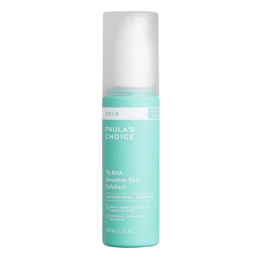 Paula's Choice Calm 1% BHA Sensitive Skin Exfoliant for redness and gentle pore-clearing exfoliation