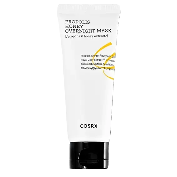 COSRX Full Fit Propolis Honey Overnight Mask for deep hydration and soothing irritated skin
