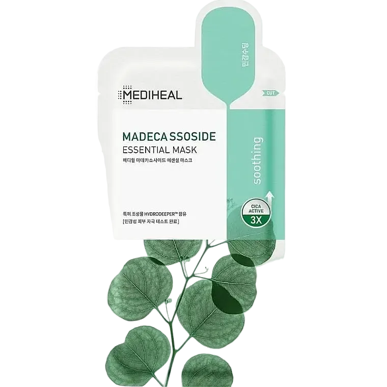 Mediheal Madecassoside Essential Mask sheet mask for soothing redness and barrier repair