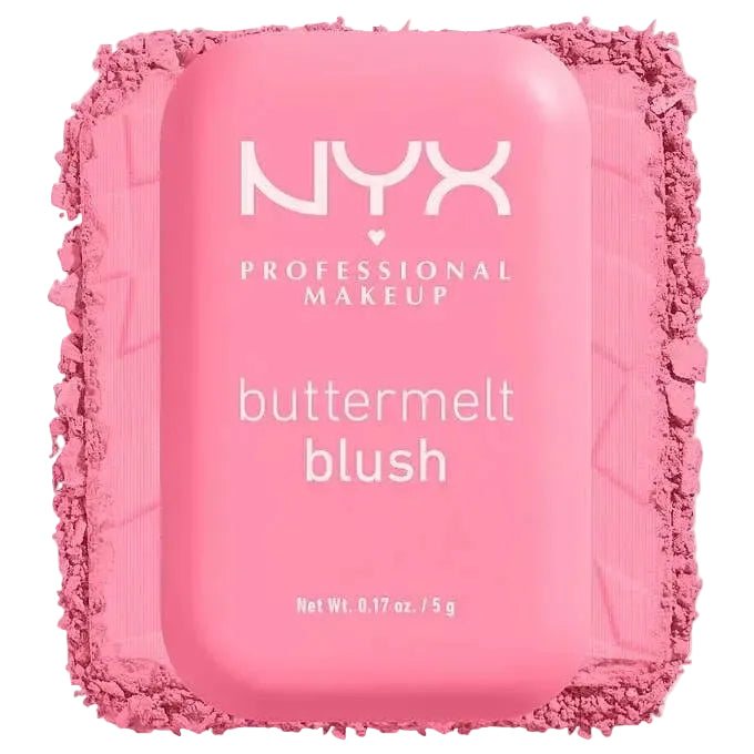 NYX Cosmetics Buttermelt Blush high-pigment powder blush with mango and shea butter