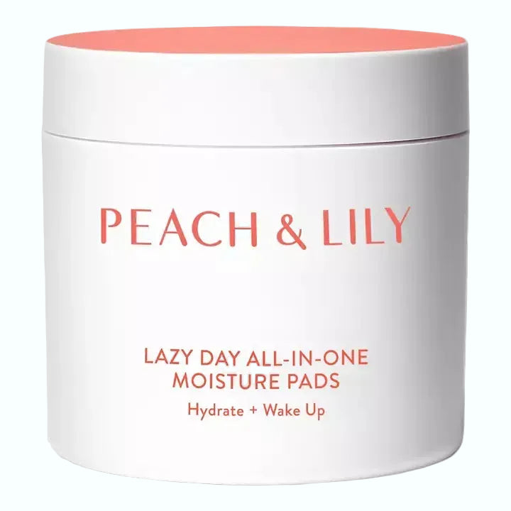 Peach & Lily Lazy Day All-In-One Moisture Pads for hydration, toning, and quick skincare on the go