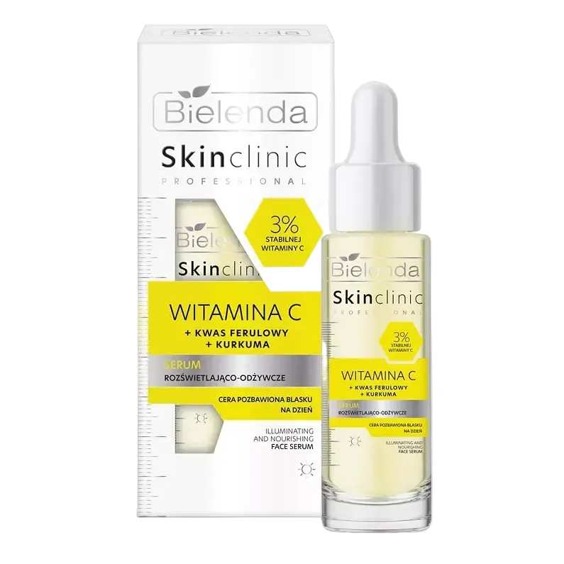 Bielenda Skin Clinic Professional Vitamin C Brightening Nourishing Serum for dull skin radiance