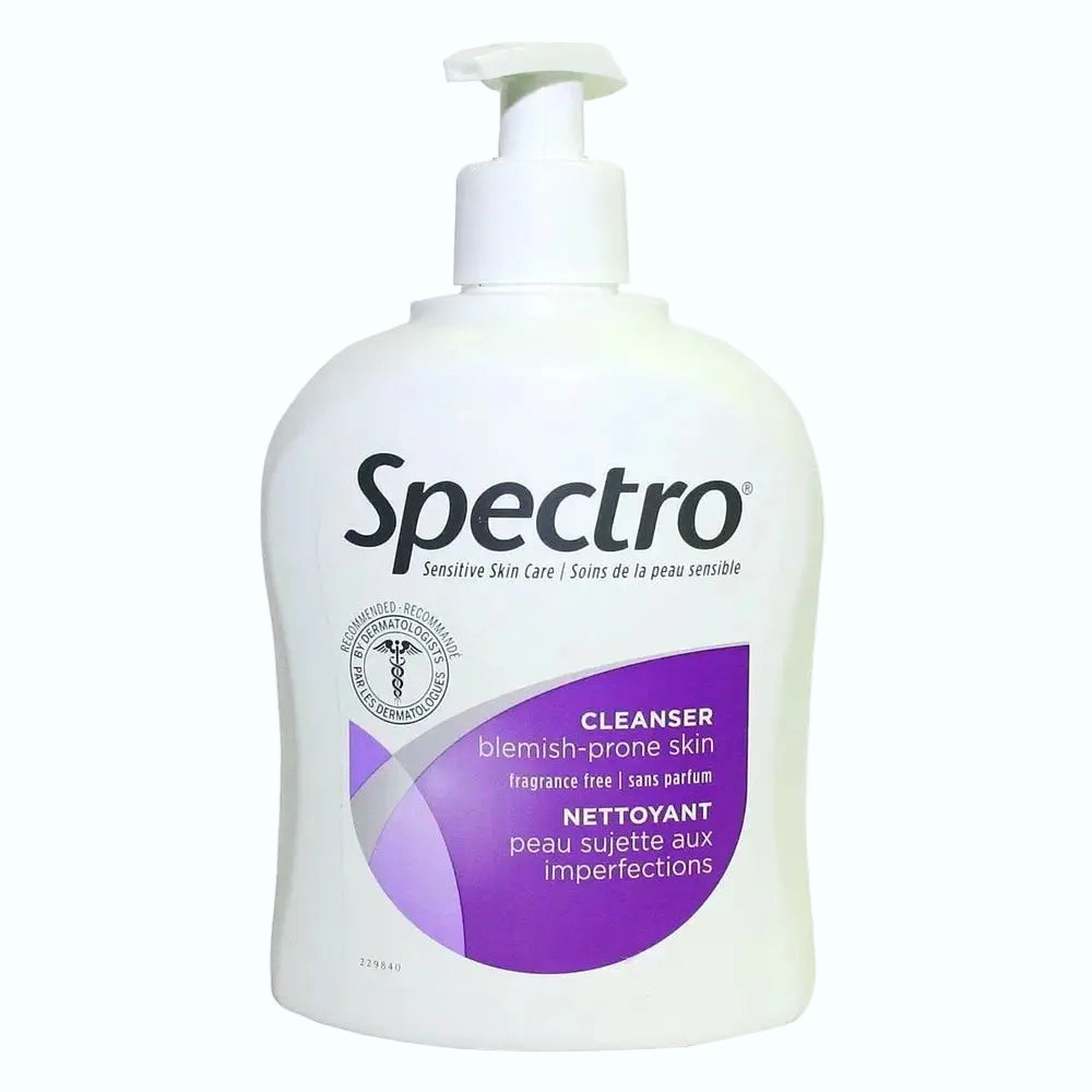 Spectro Jel Cleanser for blemish-prone sensitive skin, fragrance-free gentle deep cleansing formula