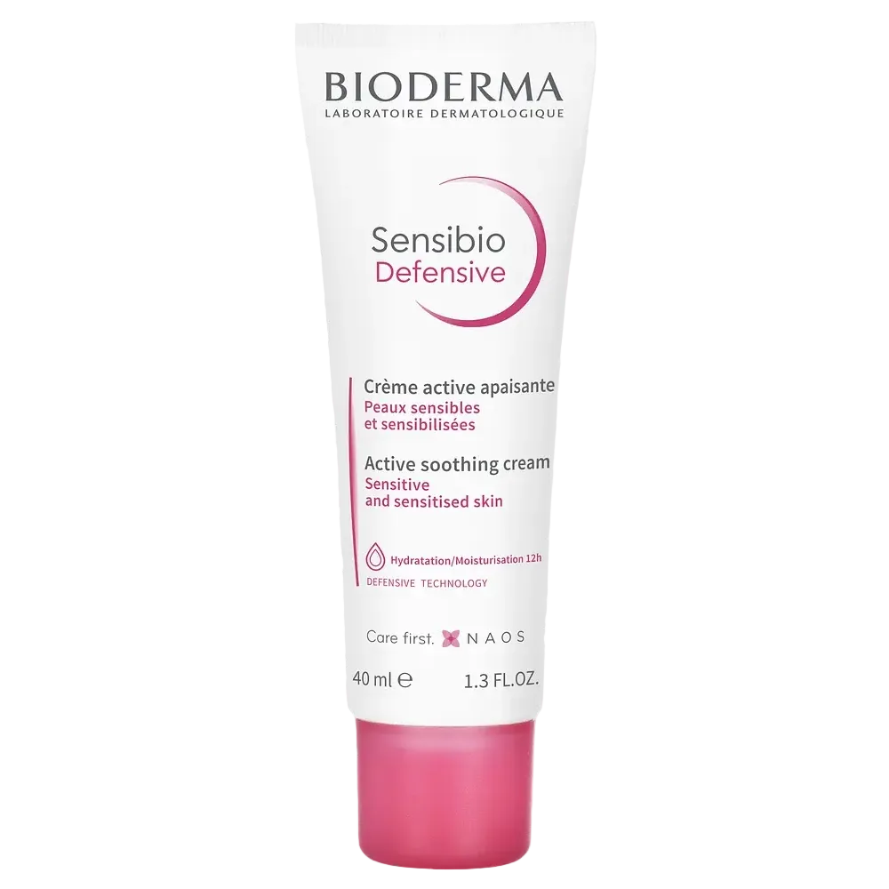 Bioderma Sensibio Defensive soothing moisturizer for sensitive skin barrier protection