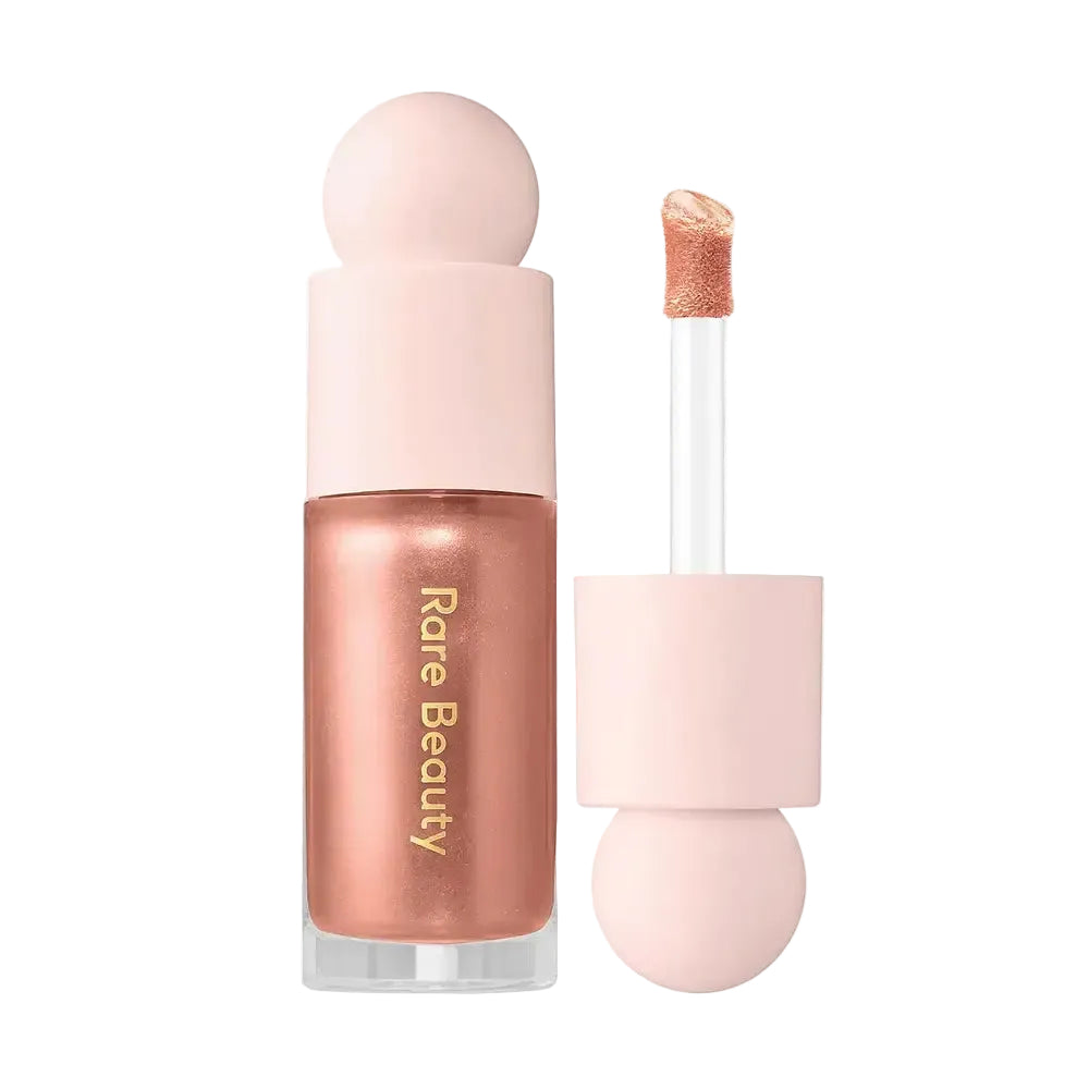 Rare Beauty Positive Light Liquid Luminizer dewy liquid highlighter for a radiant glow on all skin tones