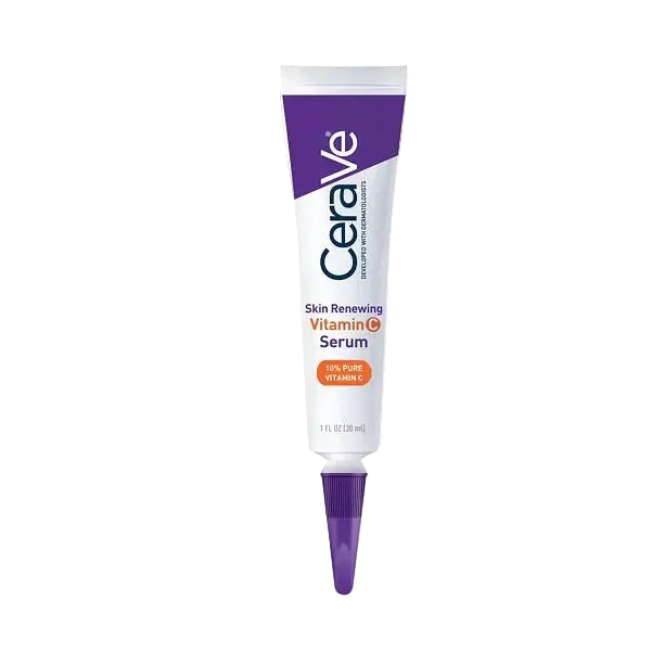 CeraVe Skin Renewing Vitamin C Serum with 10% vitamin C for brightening and anti-aging