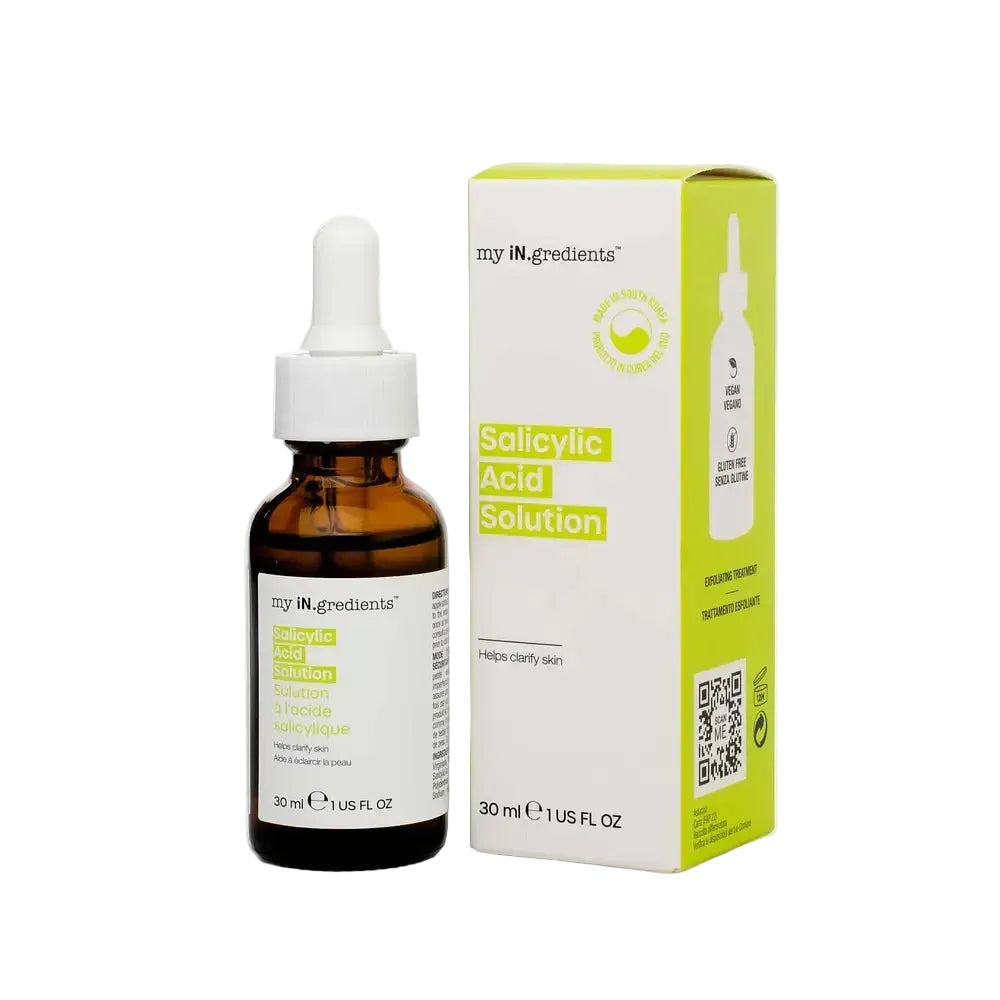 My iN.gredients Salicylic Acid Solution 2% BHA serum for acne, clogged pores and uneven texture