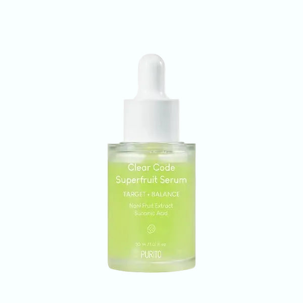 aPURITO Clear Code Superfruit Serum with noni fruit extract for acne-prone and sensitive skin