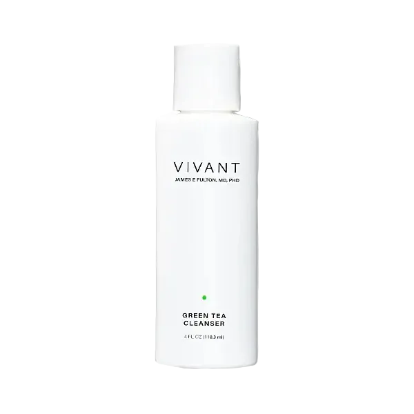 Vivant Skin Care Green Tea Cleanser antioxidant gentle face wash for sensitive and rosacea-prone skin