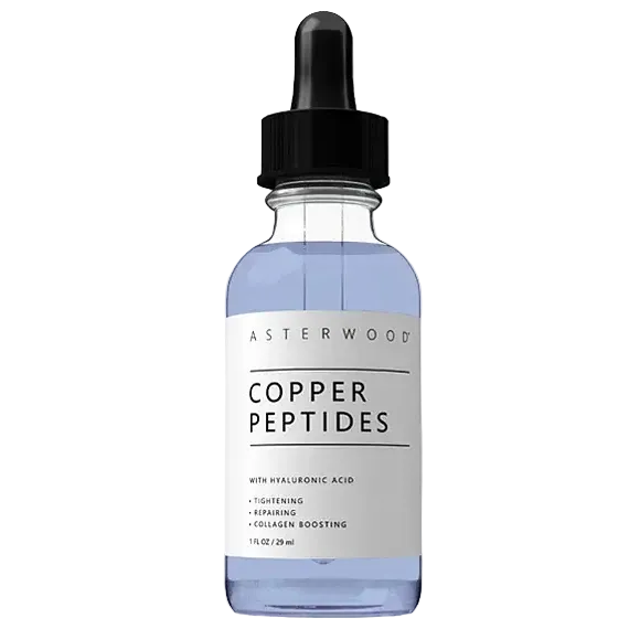 Asterwood Naturals Copper Peptides Serum for anti-aging and skin repair
