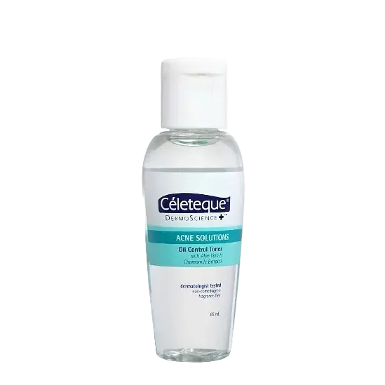 Celeteque Oil Control Toner with aloe vera and chamomile for oily acne-prone skin