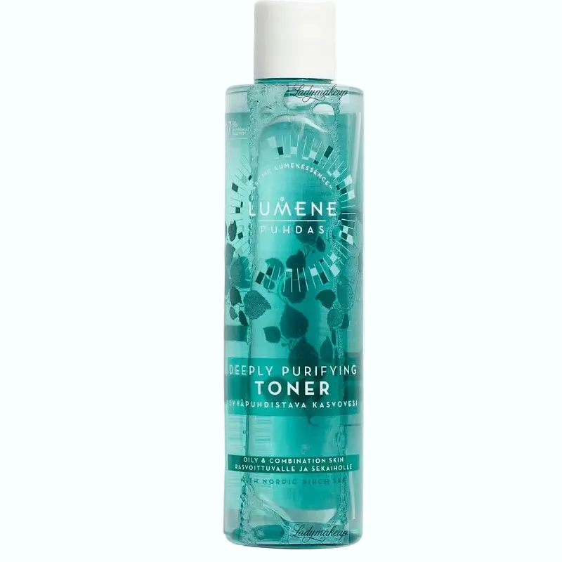 Lumene Puhdas Deeply Purifying Toner for oily and combination skin with niacinamide and birch juice