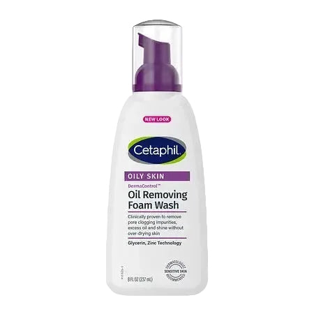 Cetaphil Pro Oil Removing Foam Wash for oily and acne-prone skin with zinc technology