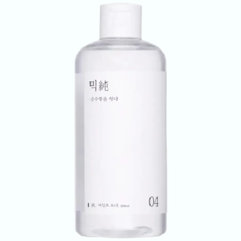 mixsoon Heartleaf Toner with 100% Houttuynia Cordata extract for calming and hydrating sensitive skin