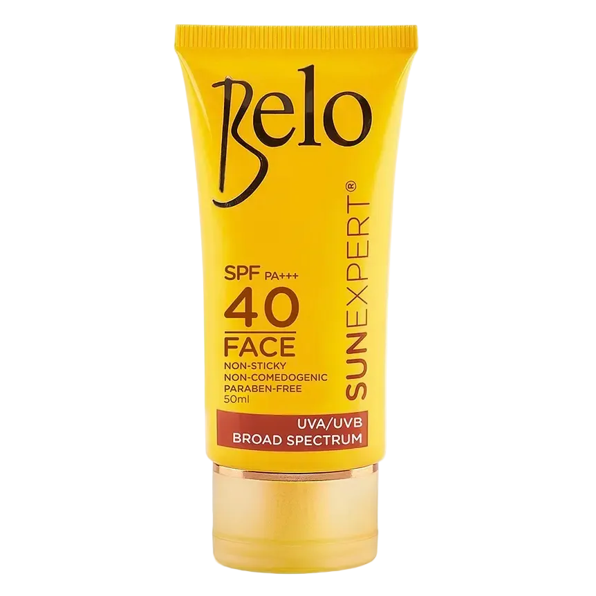 Belo SunExpert Face Cover SPF 40 PA+++ lightweight fragrance-free sunscreen for sensitive skin