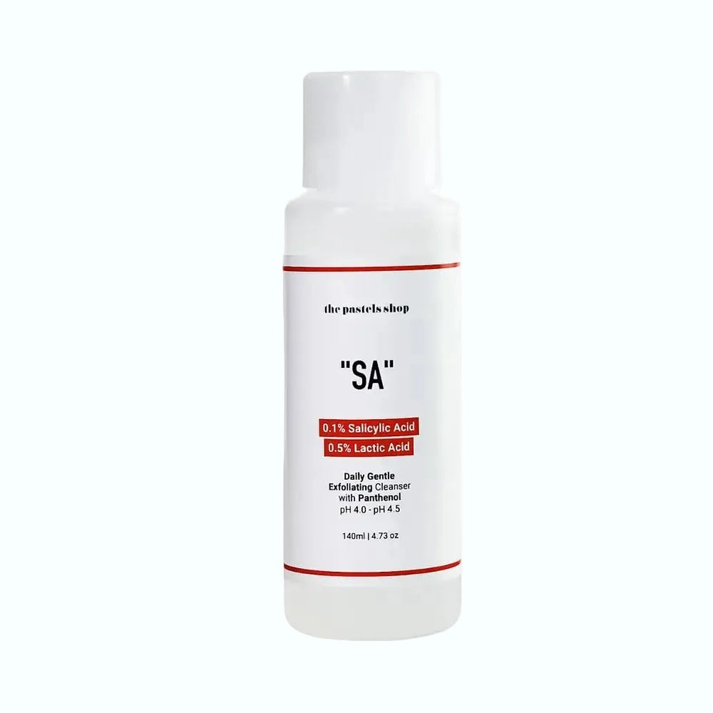 The Pastels Shop SA Cleanser with salicylic acid and lactic acid for gentle exfoliation and acne control