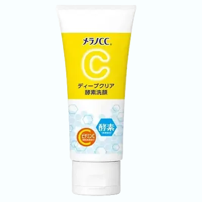 Melano CC Deep Clear Enzyme Face Wash with Vitamin C and enzymes for brightening and pore care