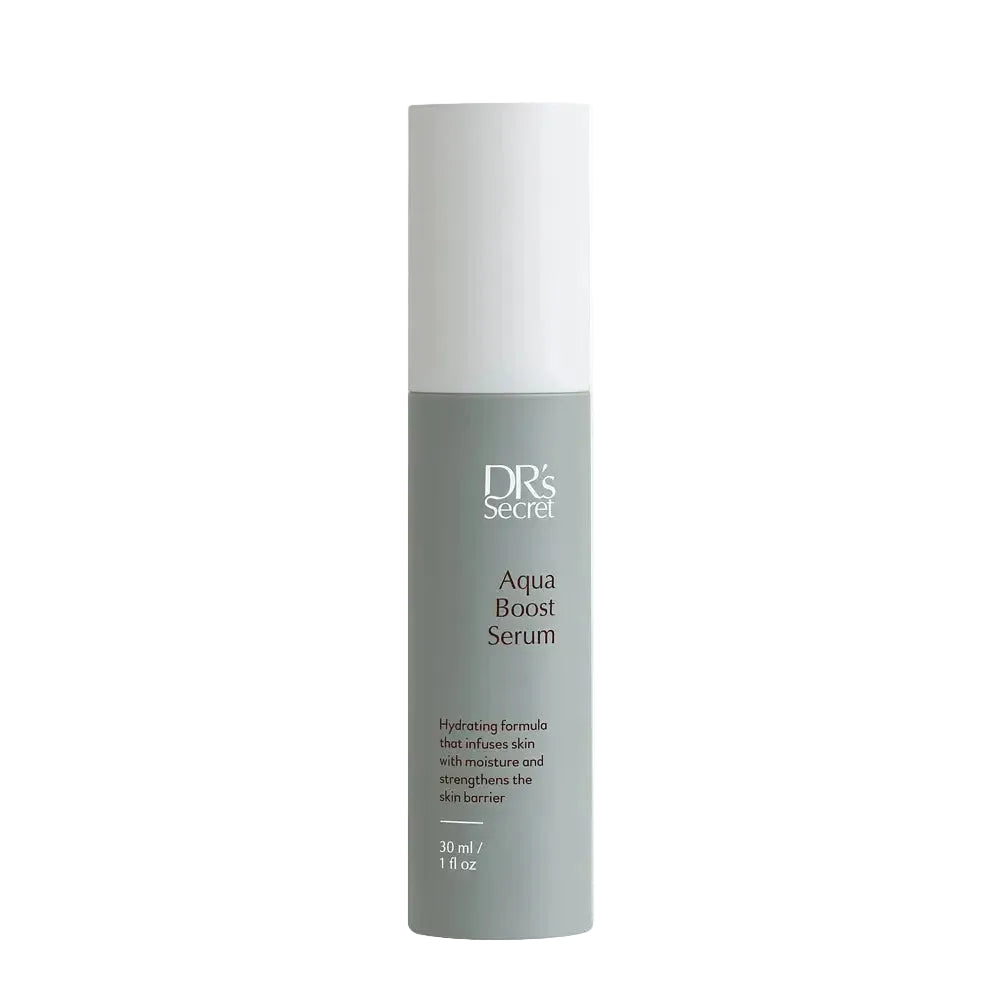 DR's Secret Aqua Boost Serum 10 hydrating formula with 12 types of hyaluronic acid for skin barrier repair