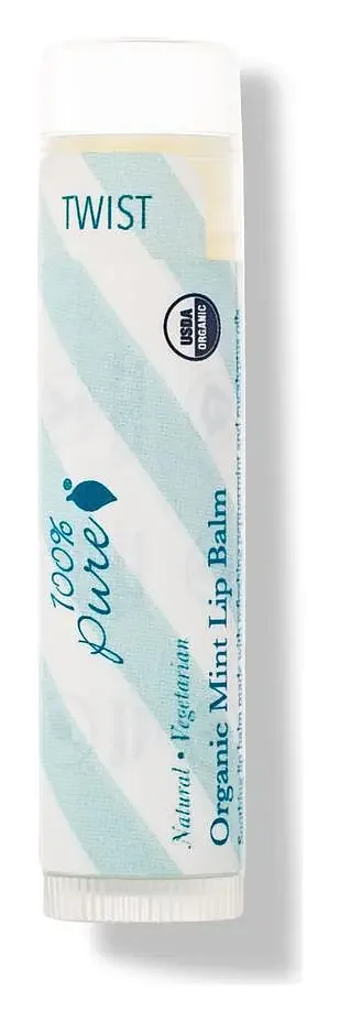 100% Pure Organic Mint Lip Balm