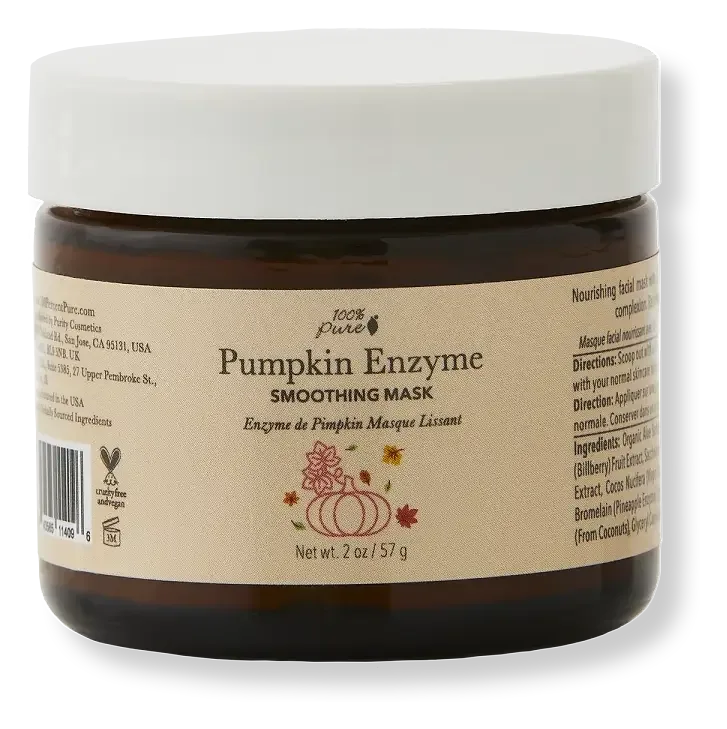100% Pure Pumpkin Enzyme Smoothing Mask