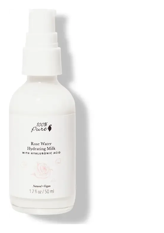 100% Pure Rose Water Hydrating Milk