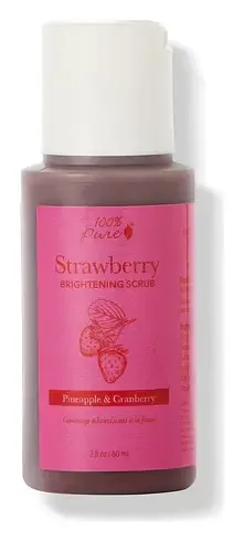 100% Pure Strawberry Brightening Scrub