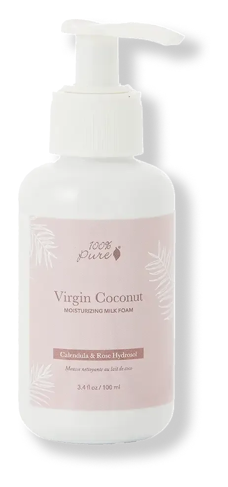 100% Pure Virgin Coconut Moisturizing Milk Foam