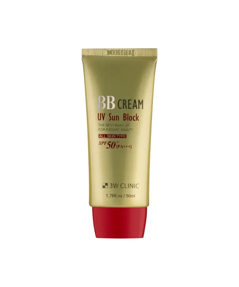 3W Clinic BB Cream UV Sun Block SPF 50+