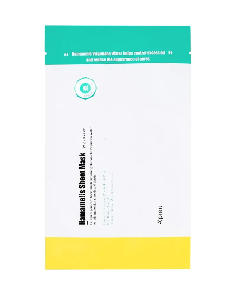 A'pieu Hamamelis Sheet Mask