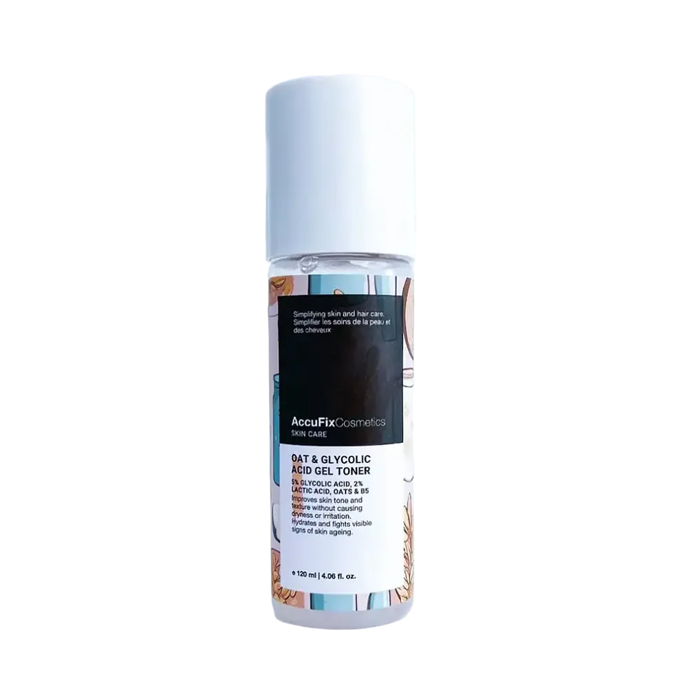 Accufix Cosmetics Oat & Glycolic Acid Gel Toner