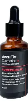 Accufix Cosmetics Powerhouse Serum Vitamin C, Niacinamide, Alpha Arbutin