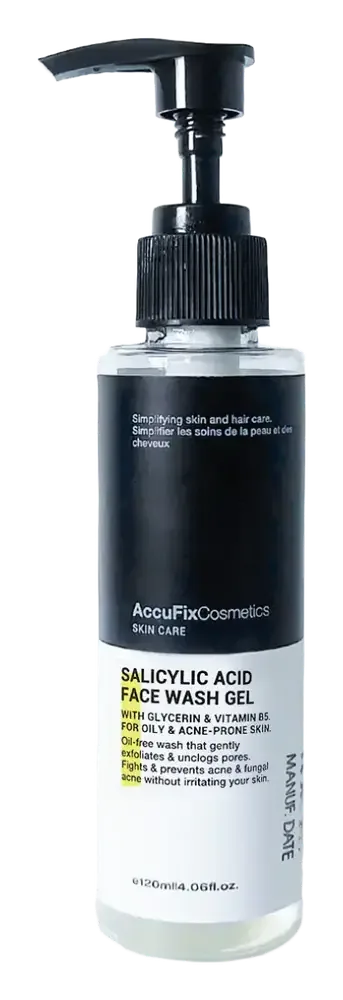 Accufix Cosmetics Salicylic Acid Face Wash Gel