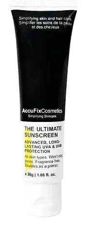Accufix Cosmetics The Ultimate Sunscreen SPF 50+ PA++++