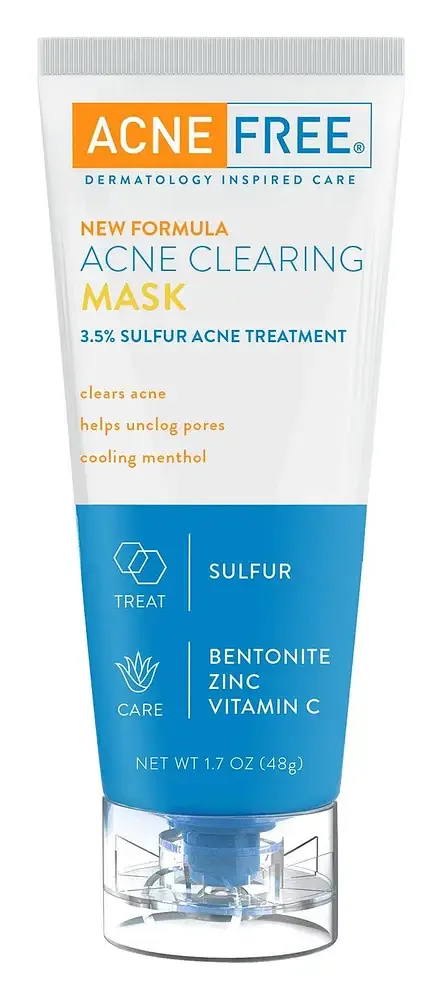 Acne Free Acne Clearing Mask 3.5% Sulfur Acne Treatment