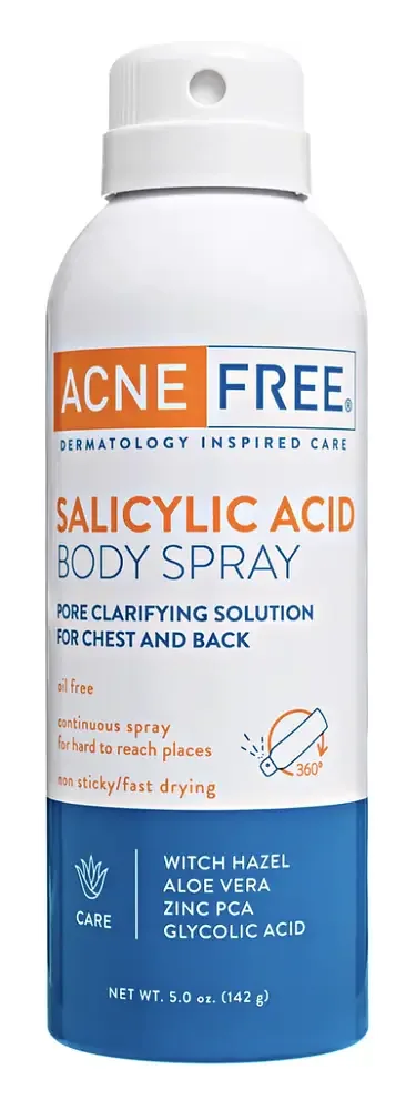 Acne Free Salicylic Acid Body Spray