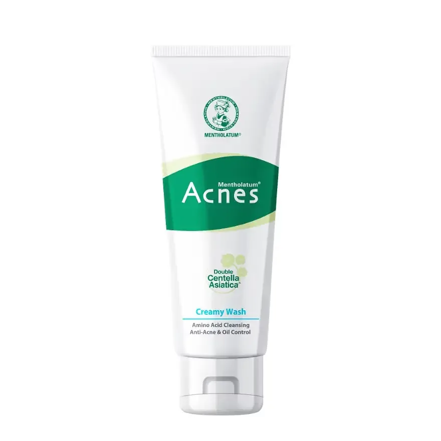 Acnes Creamy Wash Double Centella Asiatica