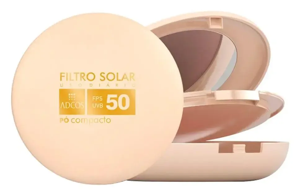 Adcos Protetor Solar Tonalizante FPS 50 Pó Compacto